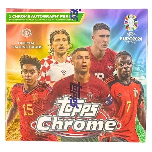 2023/24 Topps Chrome UEFA Euro Soccer Hobby Box