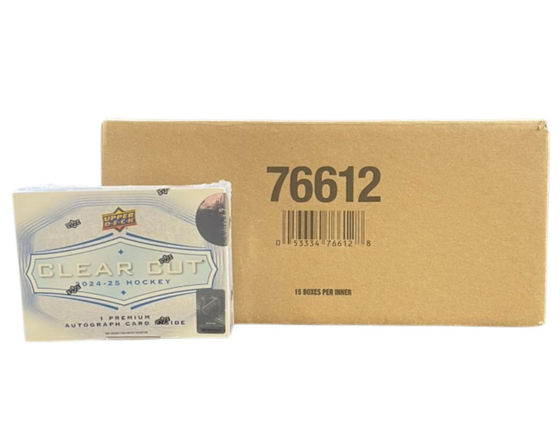 2024/25 Upper Deck Clear Cut Hockey Hobby 15 Box Case