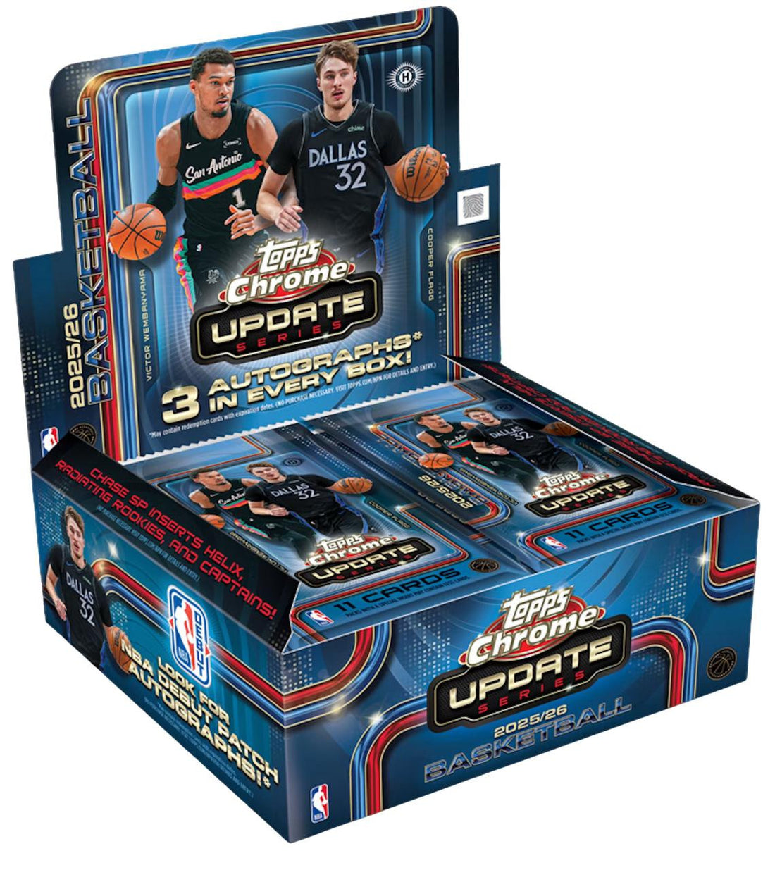 2025/26 Topps Chrome Update Basketball Jumbo Box