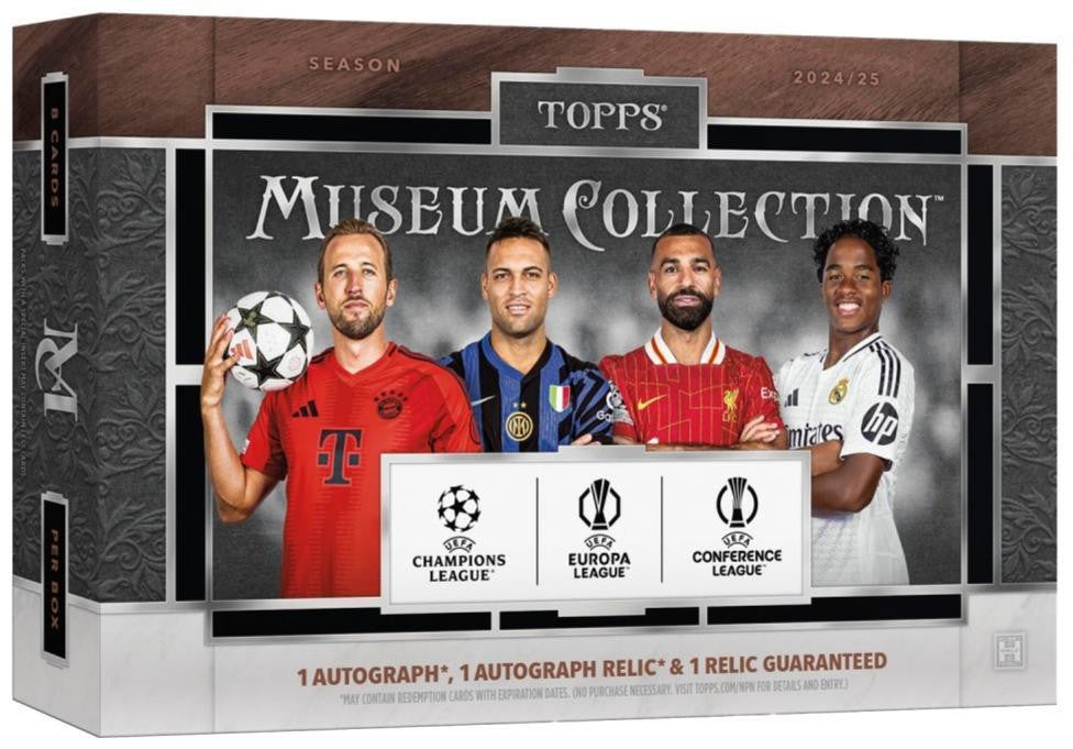 2025/26 Topps UEFA Club Competitions Museum Collection Soccer Hobby Box