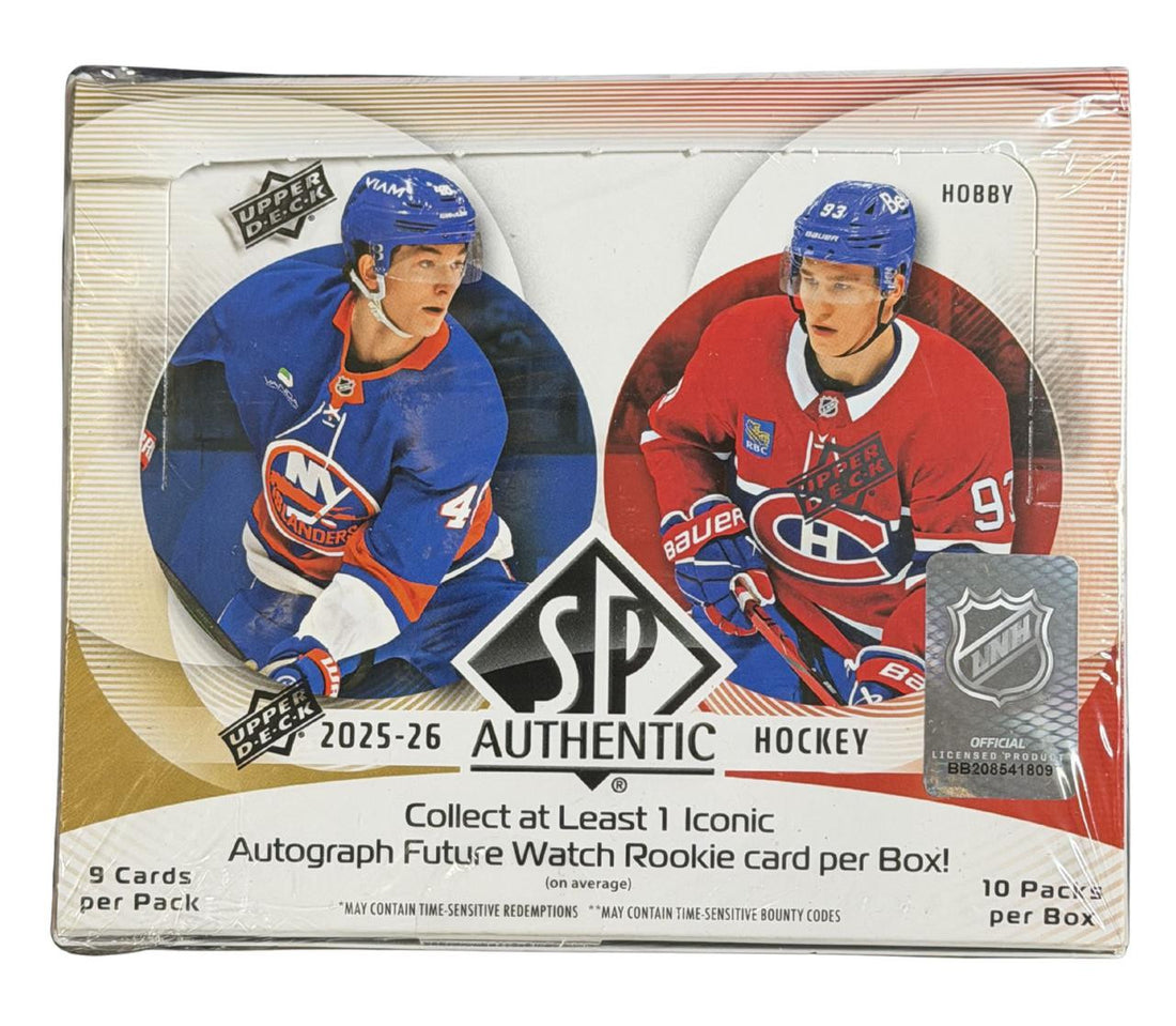 2025/26 Upper Deck SP Authentic Hockey Hobby Box