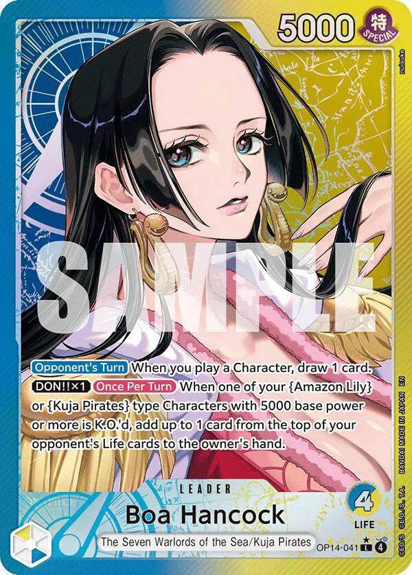 Boa Hancock (Alternate Art) OP14-041 - The Azure Sea's Seven - Foil