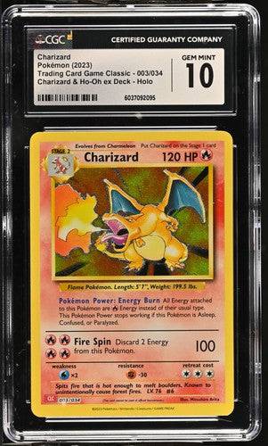 Charizard (CGC 10) 003/032 - Trading Card Game Classic - Holofoil