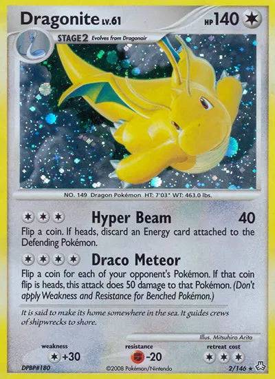 Dragonite Lv.61 2/146 - Legends Awakened - Reverse Holofoil