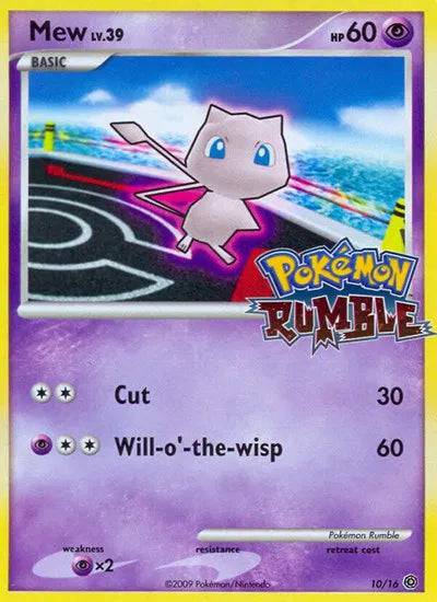 Mew Lv.39 10/16 - Rumble - Holofoil