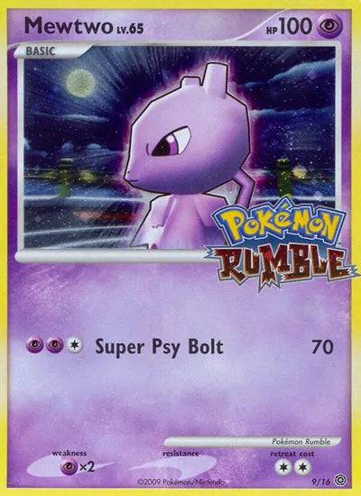Mewtwo Lv.65 9/16 - Rumble - Holofoil