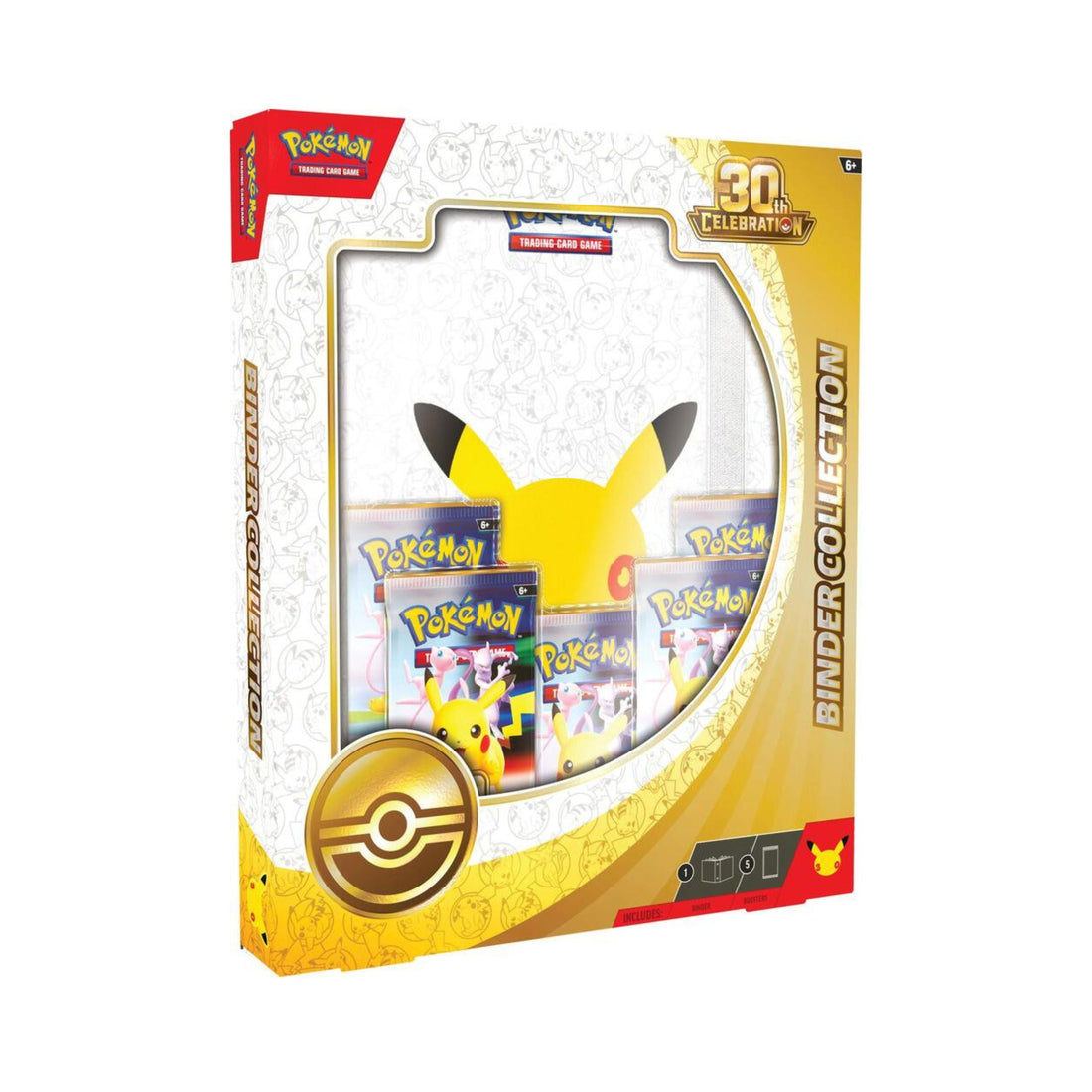 Pokémon TCG: 30th Celebration Binder Collection (4-Pocket Portfolio Binder & 4 Booster Packs) - (PREORDER - Release Date Oct. 02, 2026)