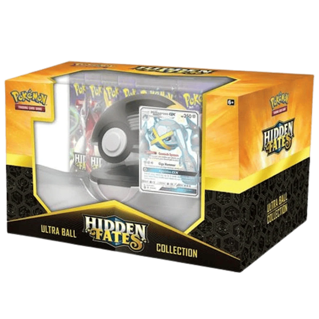 Pokémon Hidden Fates: Poke Ball Collection - Shiny Metagross GX (seal tear)