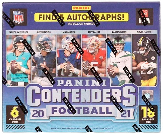 2021 Panini Contenders Football Hobby Box