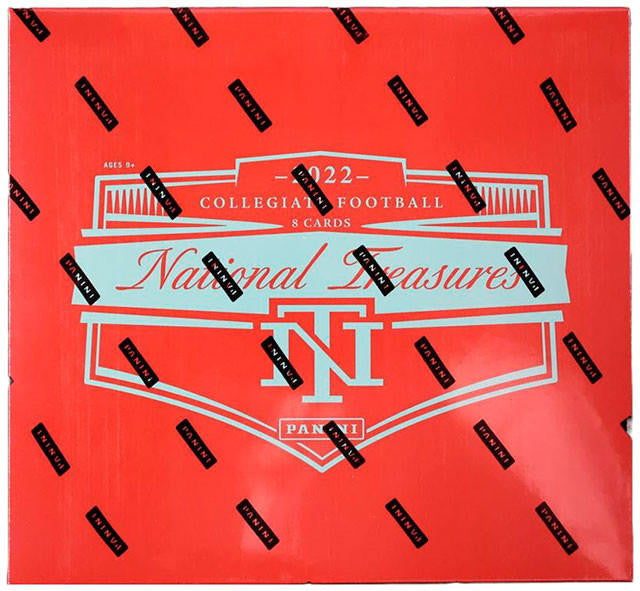 2022 Panini National Treasures Collegiate Football Hobby Box