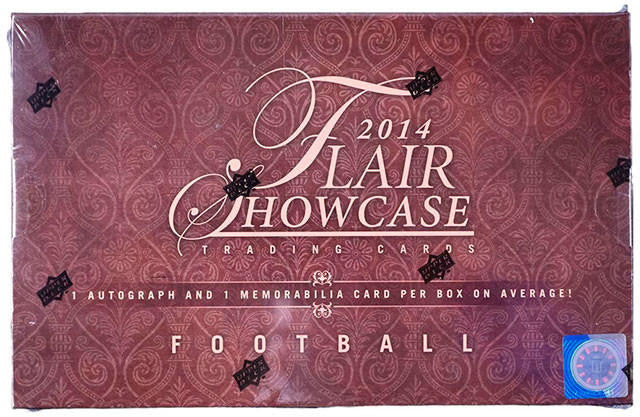 2014 Upper Deck Flair Showcase Football Hobby Box