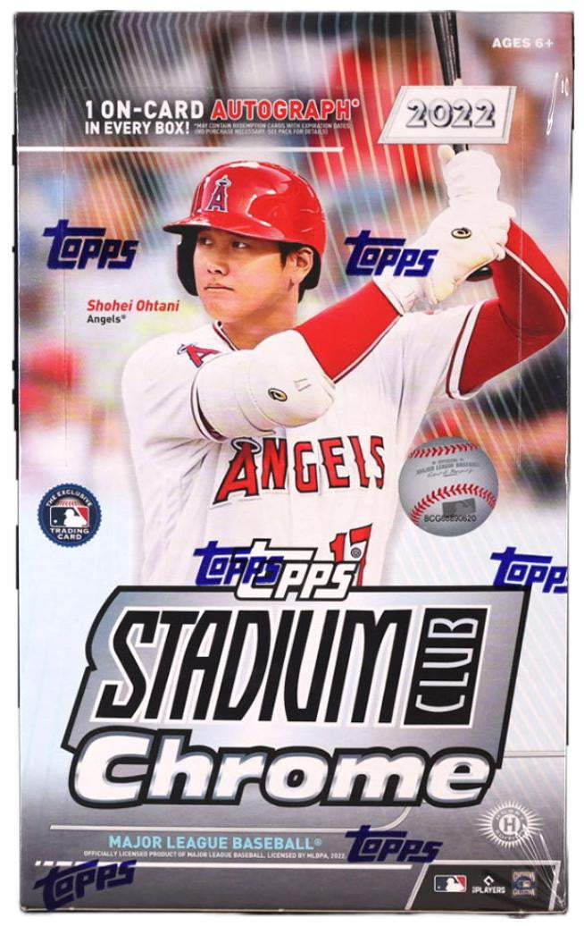 2022 Topps Stadium Club Chrome Baseball Hobby Box