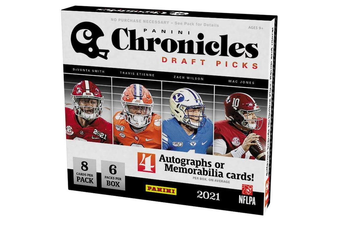 2021 Panini Chronicles Draft Picks Collegiate Football Hobby Box