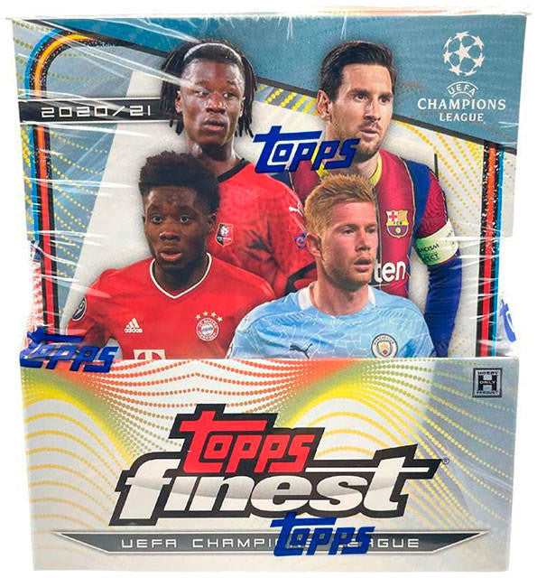 2020/21 Topps Finest UEFA Champions League Soccer Hobby Box