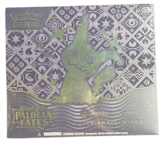 Pokemon Scarlet & Violet Paldean Fates Pokemon Center Elite Trainer Box