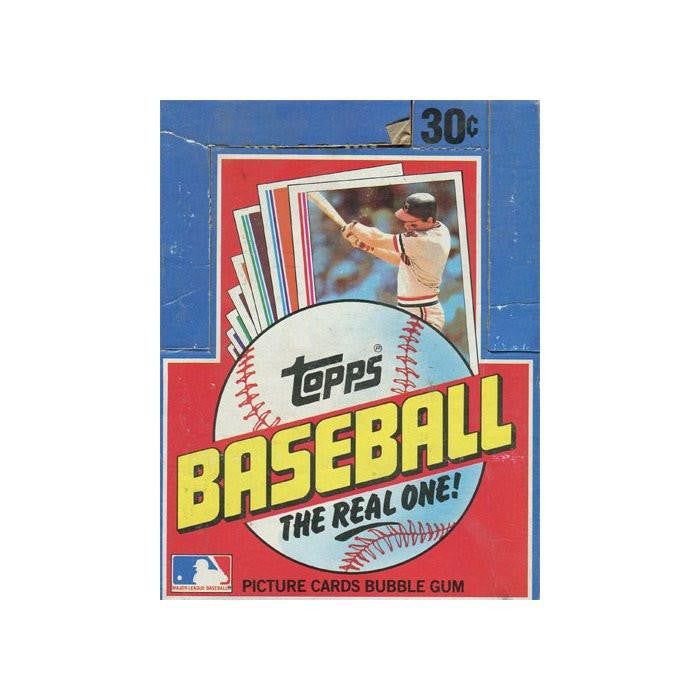 1982 Topps Baseball Wax Box