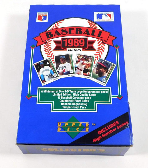 1989 Upper Deck High Series Baseball Hobby Box