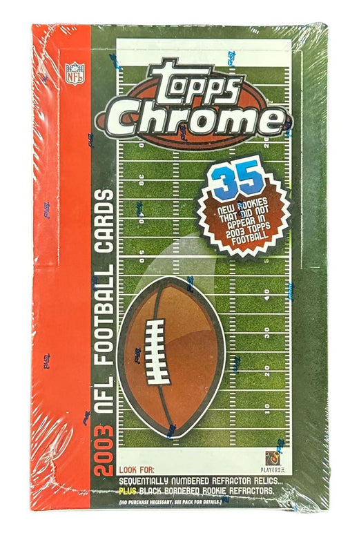 2003 Topps Chrome Football Hobby Box