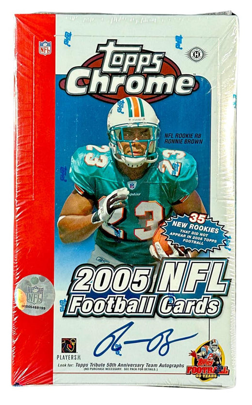 2005 Topps Chrome Football Hobby Box