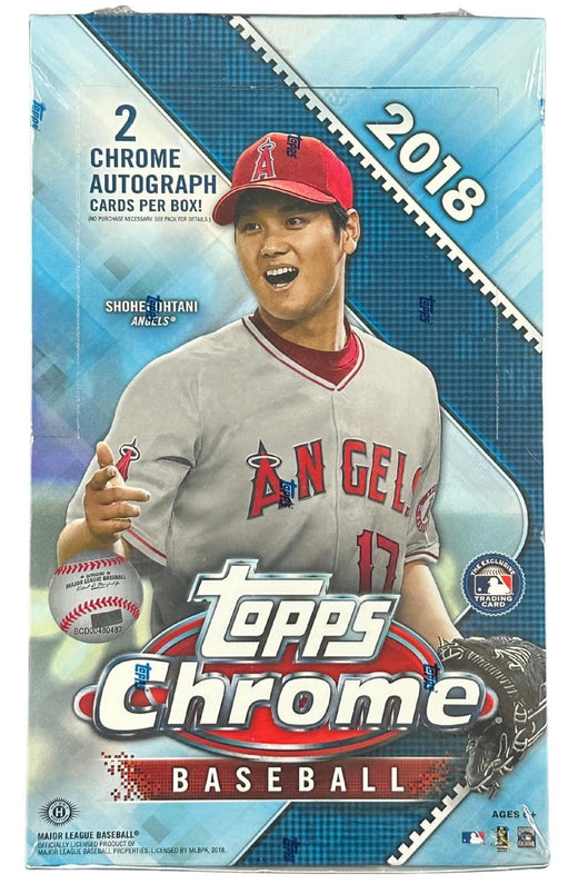 2018 Topps Chrome Baseball Hobby Box