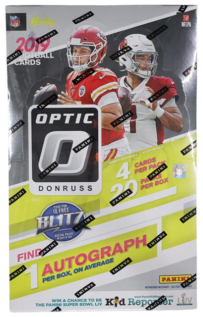 2019 Panini Donruss Optic Football Hobby Box