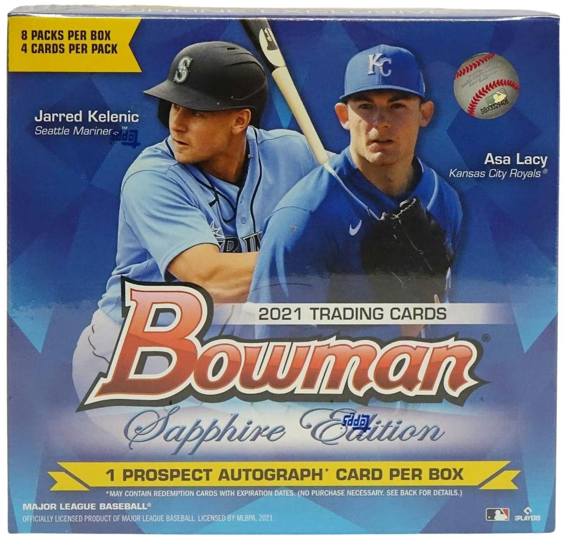 2021 Bowman Baseball Sapphire Edition Box