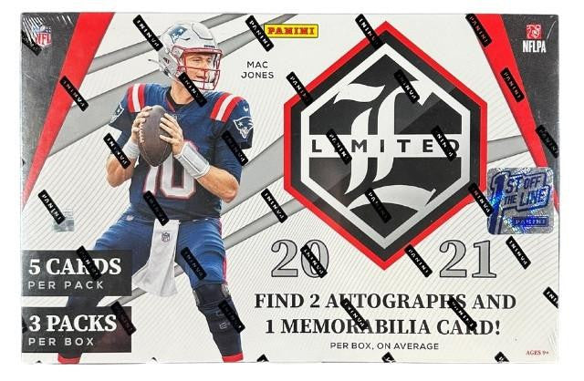 2021 Panini Limited Football 1st Off The Line FOTL Hobby Box