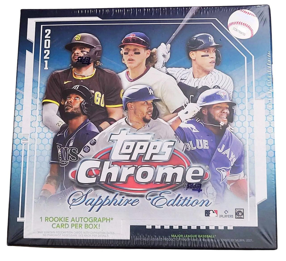 2021 Topps Chrome Sapphire Edition Baseball Box