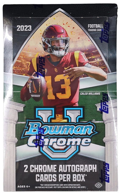 2023 Bowman Chrome University Football Hobby Box