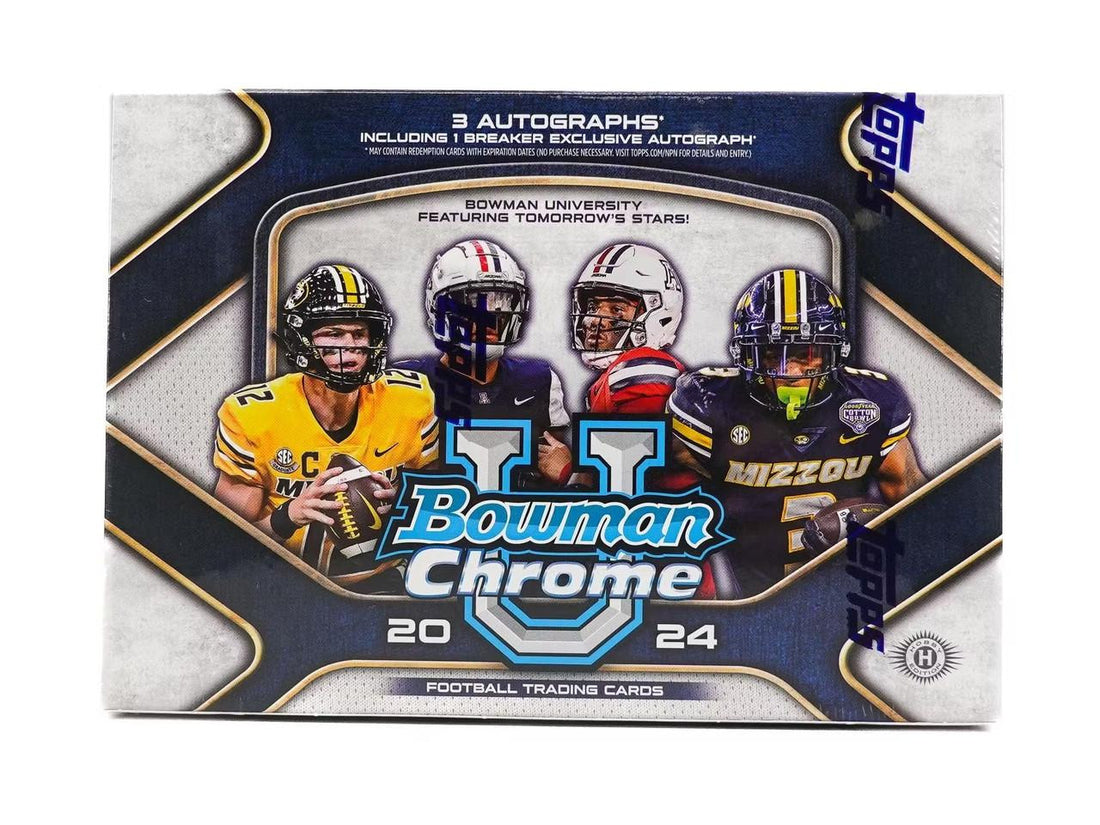2024 Bowman University Chrome Football Breaker's Delight Box