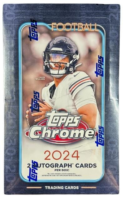 2024 Topps Chrome Football Hobby Box