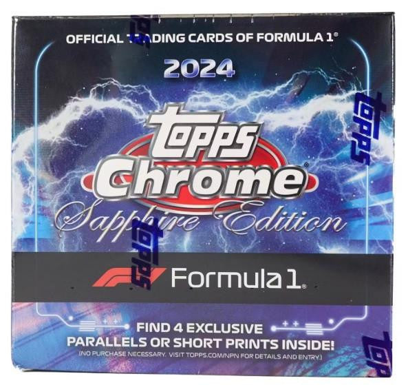 2024 Topps Chrome Formula 1 Racing Sapphire Edition Box