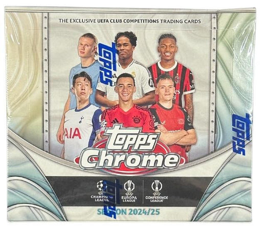 2024/25 Topps UEFA Club Competitions Chrome Soccer Jumbo Box