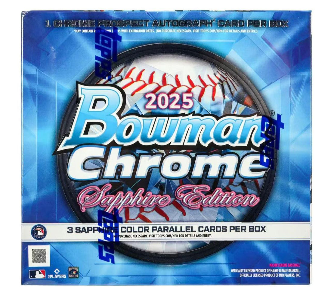 2025 Bowman Chrome Baseball Sapphire Edition Box