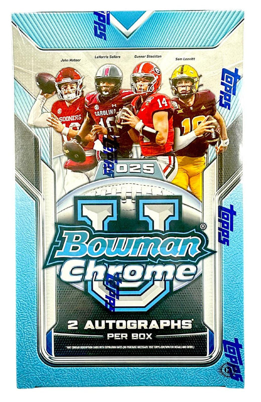 2025 Bowman University Chrome Football Hobby Box