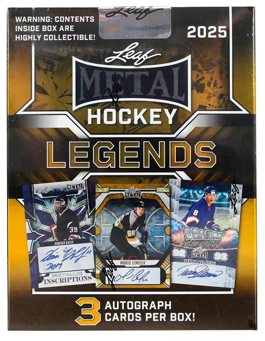 2025 Leaf Legends Metal Hockey Box