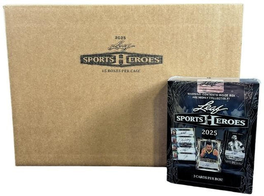 2025 Leaf Metal Sports Heroes Hobby 15 Box Case