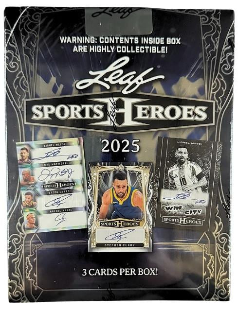 2025 Leaf Metal Sports Heroes Hobby Box