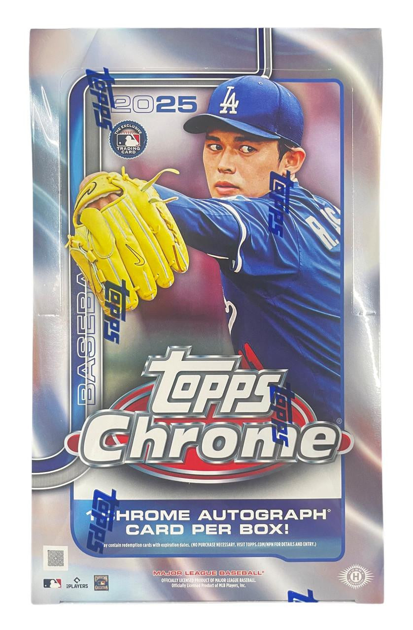 2025 Topps Chrome Baseball Hobby Box