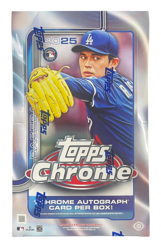 2025 Topps Chrome Baseball Hobby Box