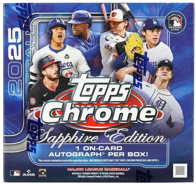 2025 Topps Chrome Baseball Sapphire Edition Box
