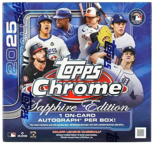 2025 Topps Chrome Baseball Sapphire Edition Box