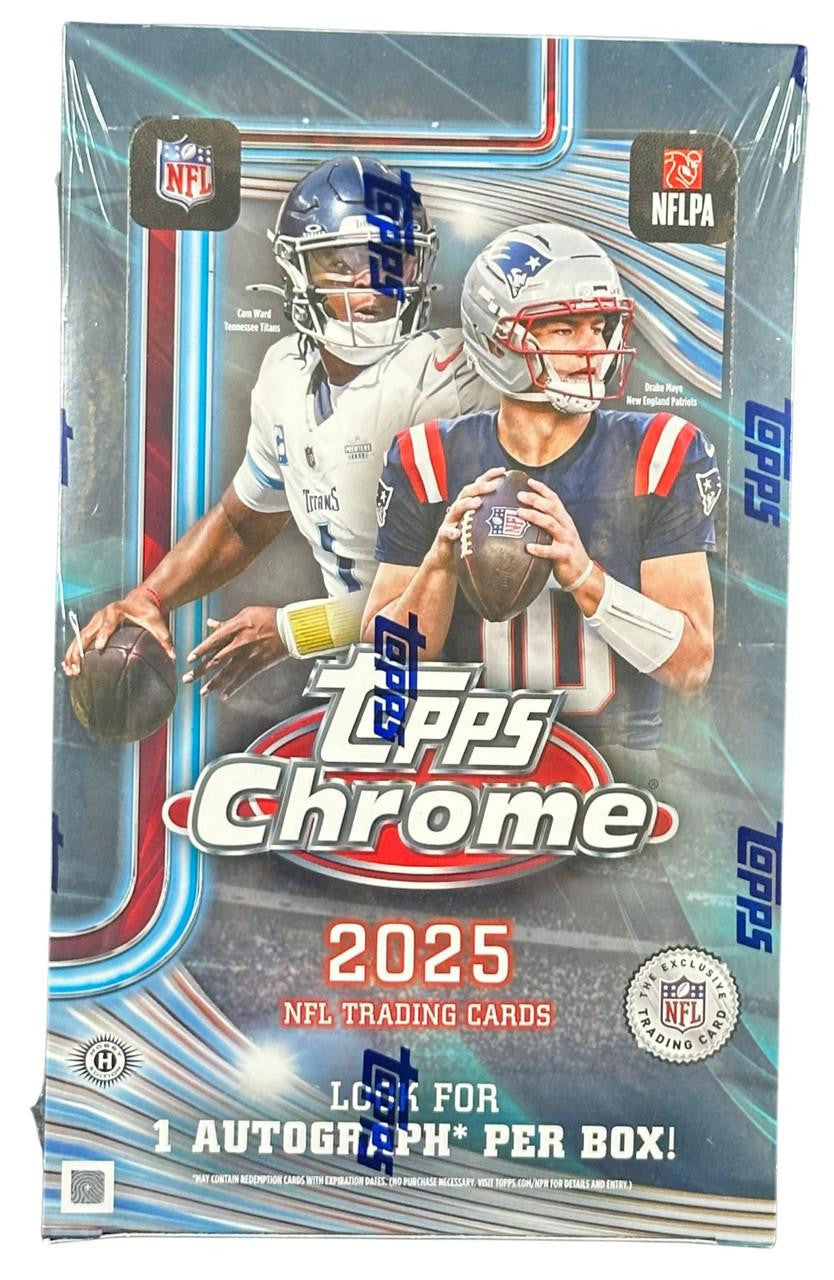2025 Topps Chrome Football Hobby Box
