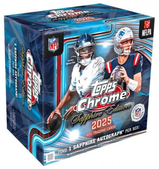2025 Topps Chrome Football Sapphire Edition Box