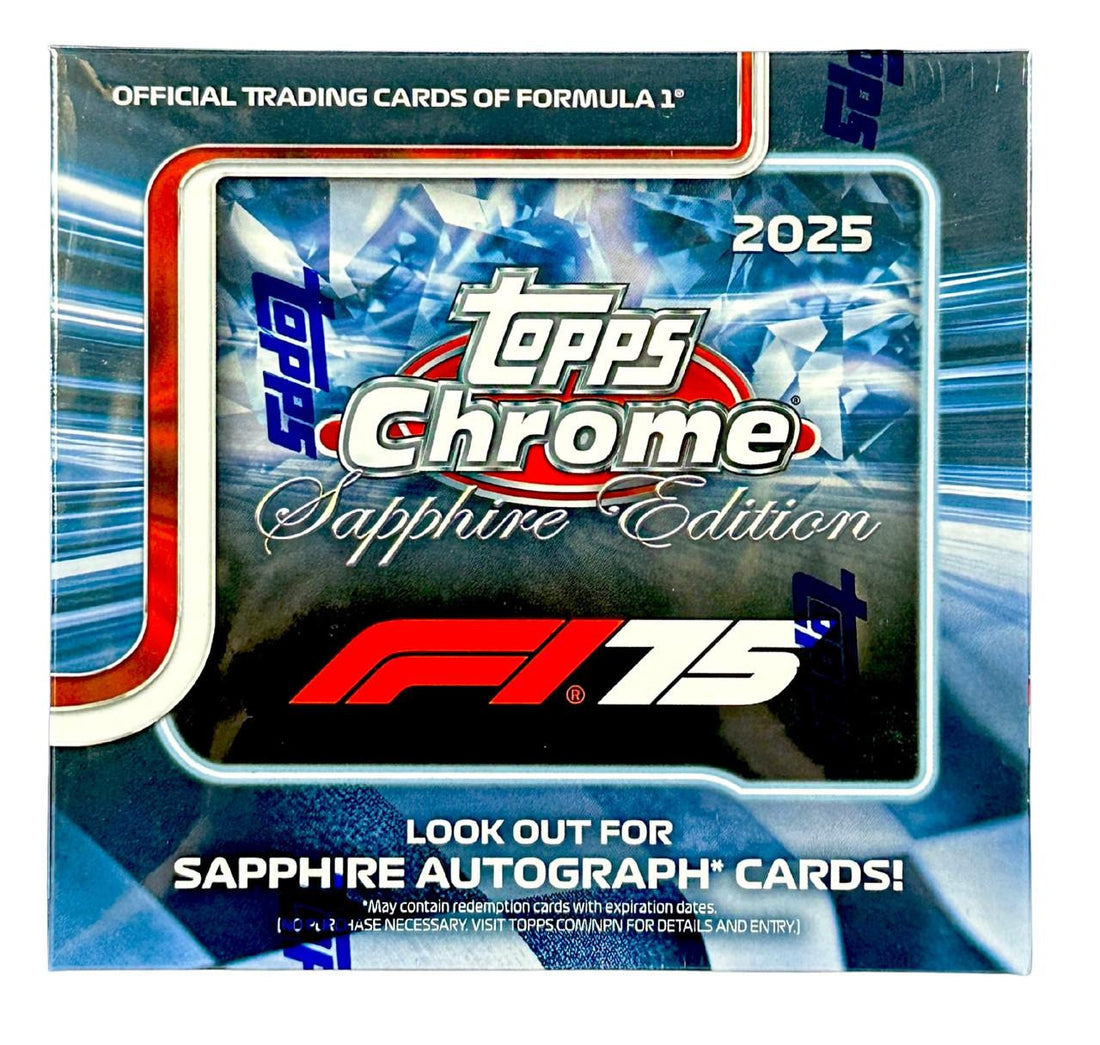 2025 Topps Chrome Formula 1 Racing Sapphire Edition Box