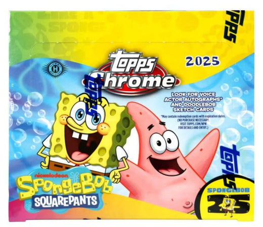 2025 Topps Chrome SpongeBob SquarePants 25th Anniversary Hobby Box