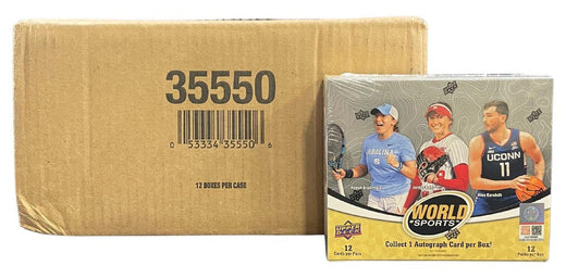 2025 Upper Deck World of Sports Volume 1 Hobby 12 Box Case