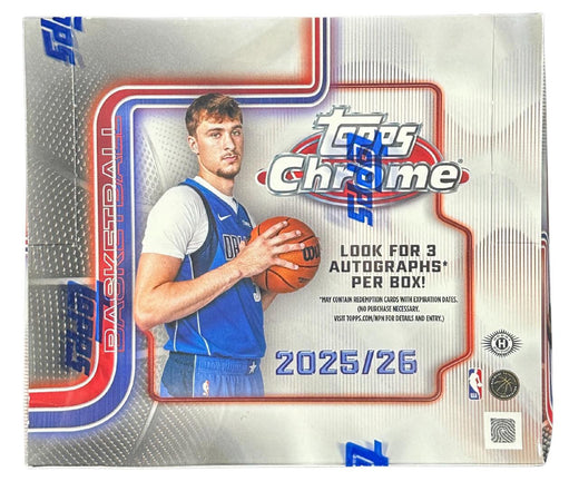 2025/26 Topps Chrome Basketball Jumbo Box
