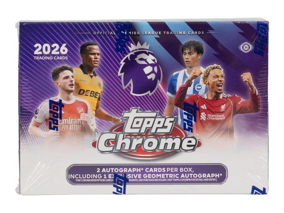 2025/26 Topps English Premier League Chrome Soccer Breaker's Delight Box