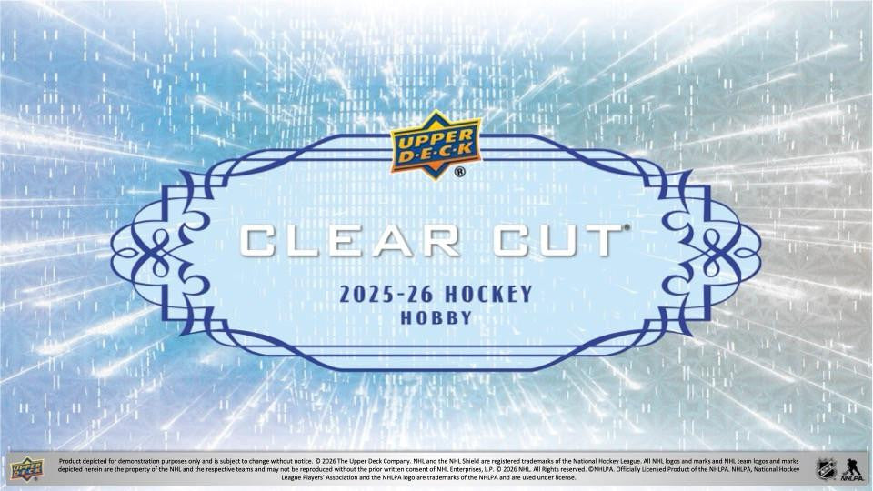 2025/26 Upper Deck Clear Cut Hockey Hobby 15 Box Case